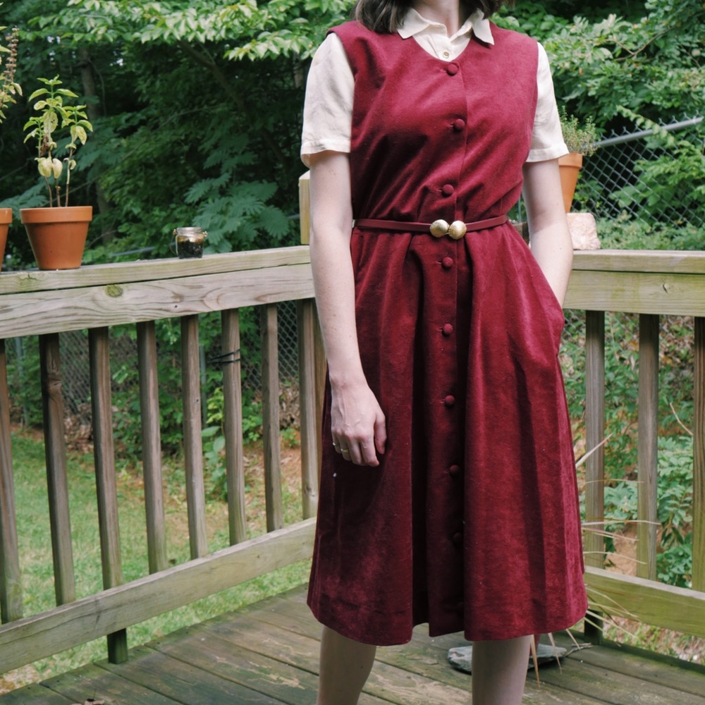 Vintage Hand-made Jumper-dress